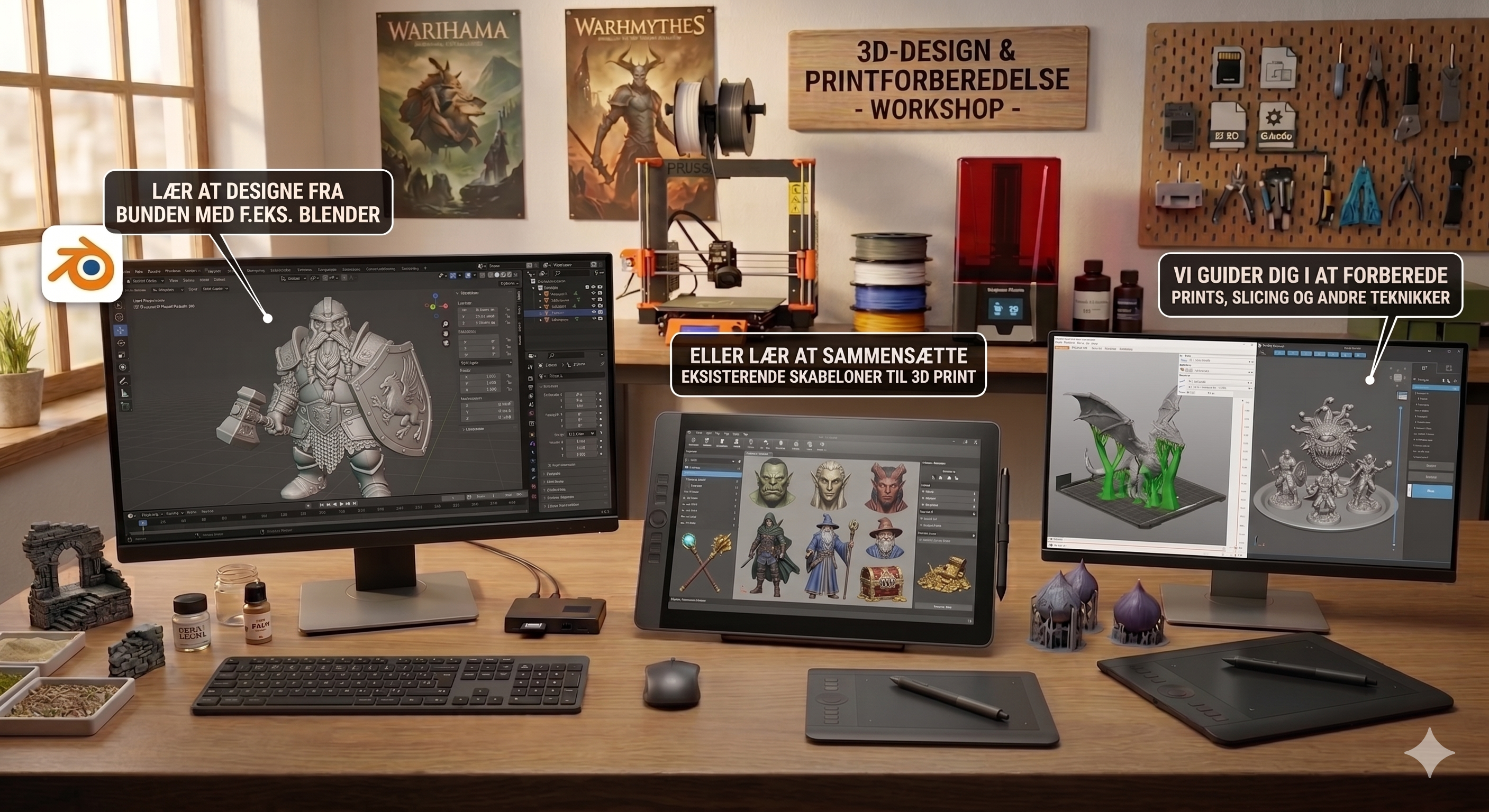 Blender 3D interface
