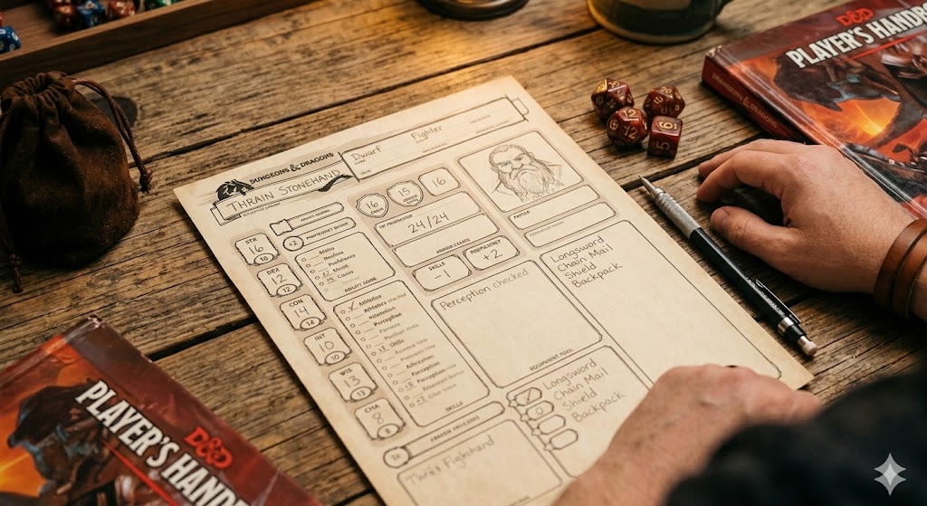 D&D Character Sheet